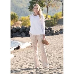 EQL Women's Organic Cotton Mesh Weekender Top - Soft White -Equestrian Equipment 598312 800 800