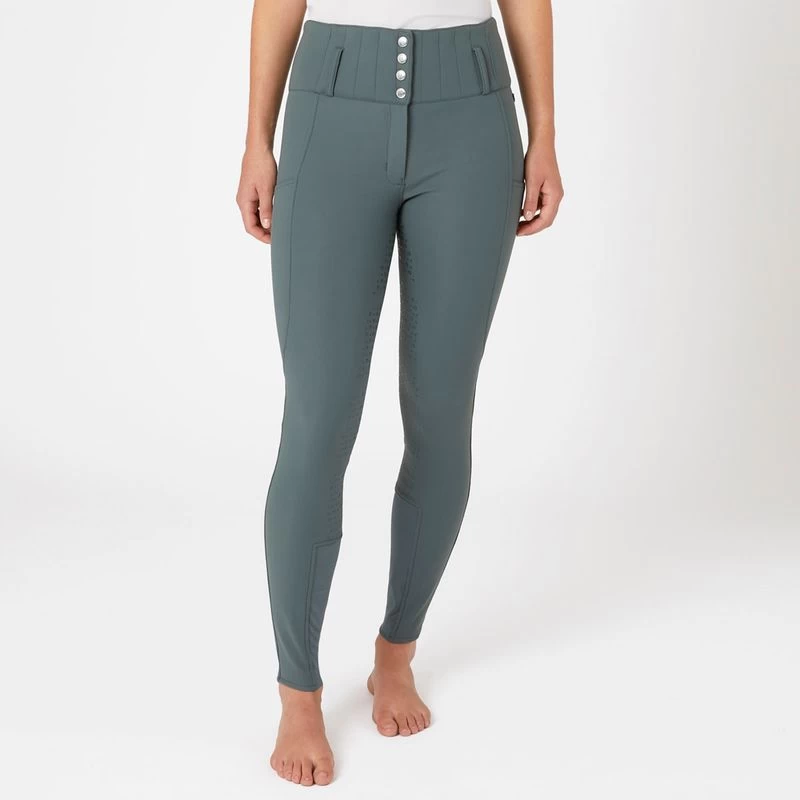 Horze Women's Louisa Thermo Breeches - Urban Chic 5 Horze Women's Louisa Thermo Breeches - Urban Chic - Image 3
