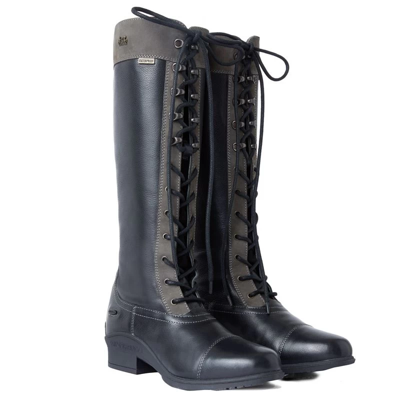 B Vertigo Cetus Waterproof Tall Boots - Black/Grey 3 B Vertigo Cetus Waterproof Tall Boots - Black/Grey