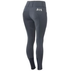 B Vertigo Women's Meghan High Waist Knee Patch Breeches - Dark Navy