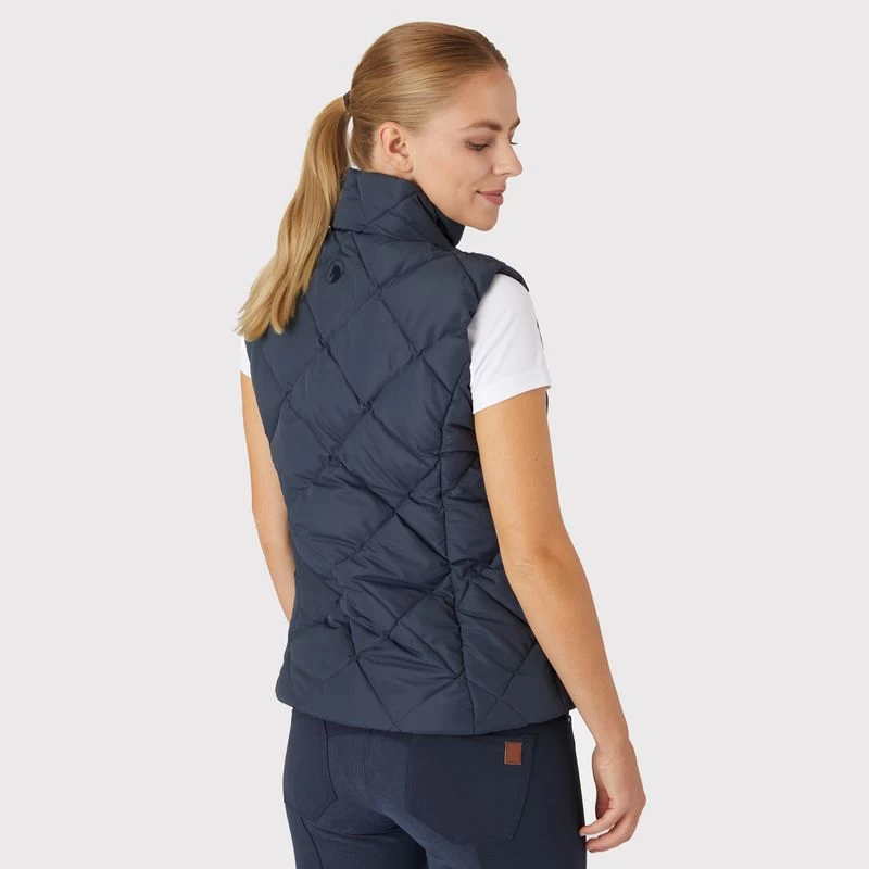 Horze Women's Carola Padded Vest - Inkwell Navy 4 Horze Women's Carola Padded Vest - Inkwell Navy - Image 2