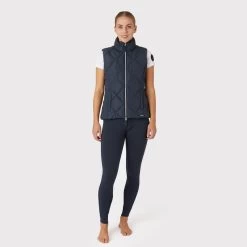 Horze Women's Carola Padded Vest - Inkwell Navy 7 Horze Women's Carola Padded Vest - Inkwell Navy -Equestrian Equipment 602307 800 800