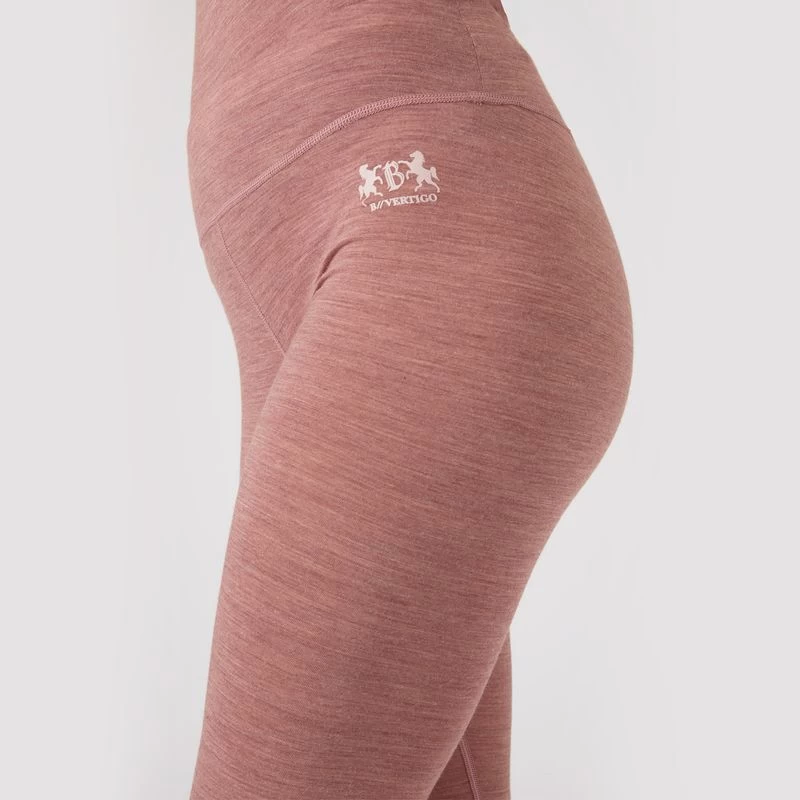 B Vertigo Women's Roxie Woolmix Long Underwear - Old Rose 4 B Vertigo Women's Roxie Woolmix Long Underwear - Old Rose - Image 2