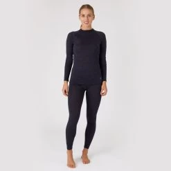B Vertigo Women's Roxie Woolmix Long Underwear - Dark Navy -Equestrian Equipment 602754 800 800