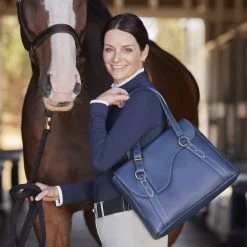 Oughton Paddock Lux Shoulder Bag - Iconic Navy 11 Oughton Paddock Lux Shoulder Bag - Iconic Navy -Equestrian Equipment 603711 800 800