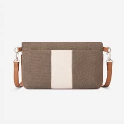 Oughton Vintage Canvas Paddock Crossbody - Timeless Taupe/Caramel -Equestrian Equipment 603831 800 800