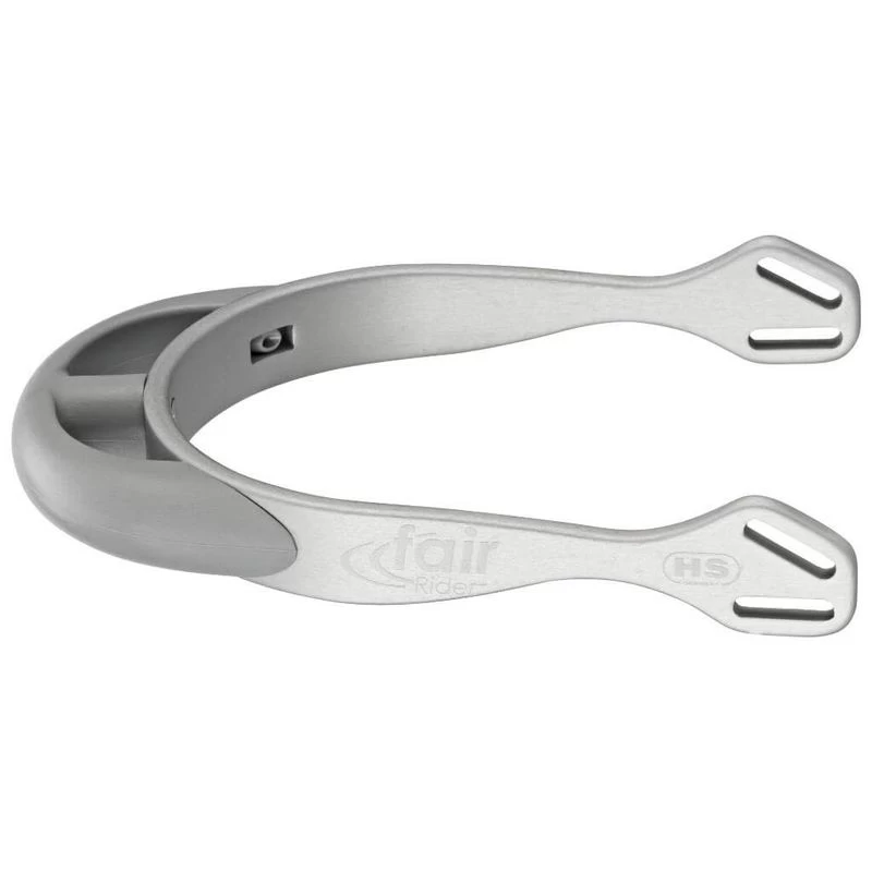 Herm Sprenger 20mm Rounded Neck Fairrider Spurs - Silver Aluminum/Silver 3 Herm Sprenger 20mm Rounded Neck Fairrider Spurs - Silver Aluminum/Silver