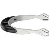 Herm Sprenger 20mm Rounded Neck Fairrider Spurs - Silver Aluminum/Black -Equestrian Equipment 605137 800 800