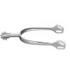 Herm Sprenger 45mm Flat Neck Rowel #4 Ultra Fit Spurs - Stainless Steel -Equestrian Equipment 605193 800 800