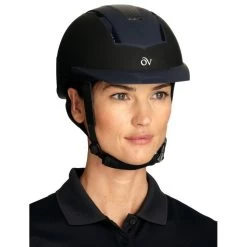 Ovation Extreme Helmet - Black/Navy -Equestrian Equipment 605790 800 800