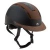 Ovation Extreme Helmet - Black/Brown -Equestrian Equipment 605794 800 800