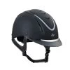 Ovation Z-6 Glitz Helmet - Black/Black/Blue -Equestrian Equipment 605804 800 800
