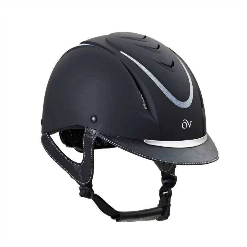 Ovation Z-6 Glitz Helmet - Black/Black/Blue 3 Ovation Z-6 Glitz Helmet - Black/Black/Blue