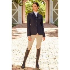 RJ Classics Women's Devon Show Coat - Navy Herringbone -Equestrian Equipment 606202 800 800