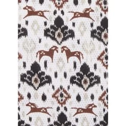 Kerrits Women's Always Cool Print Ice Fil Short Sleeve Shirt - Tan Painted Horse/Black -Equestrian Equipment 609235 800 800