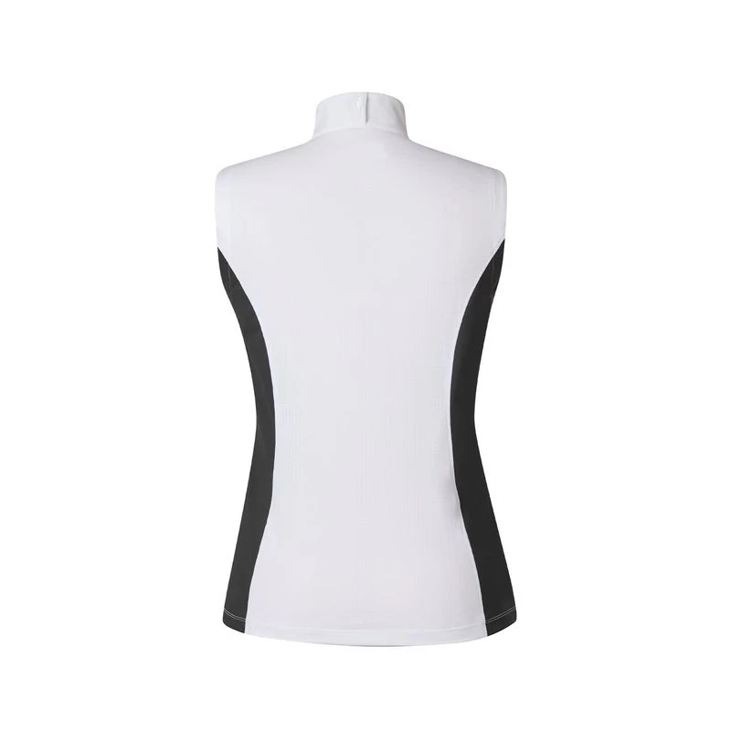 Kerrits Women's Affinity Sleeveless Show Shirt - Black/Iron Bouquet 4 Kerrits Women's Affinity Sleeveless Show Shirt - Black/Iron Bouquet - Image 2