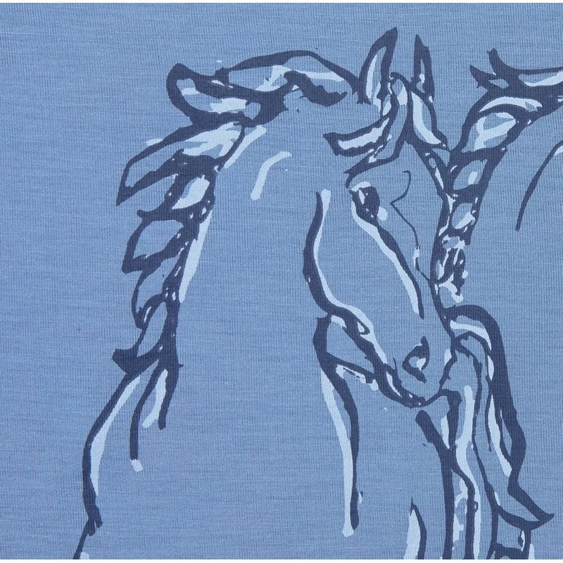 Kerrits Women's Dancing Horses Tee - Lake 5 Kerrits Women's Dancing Horses Tee - Lake - Image 3