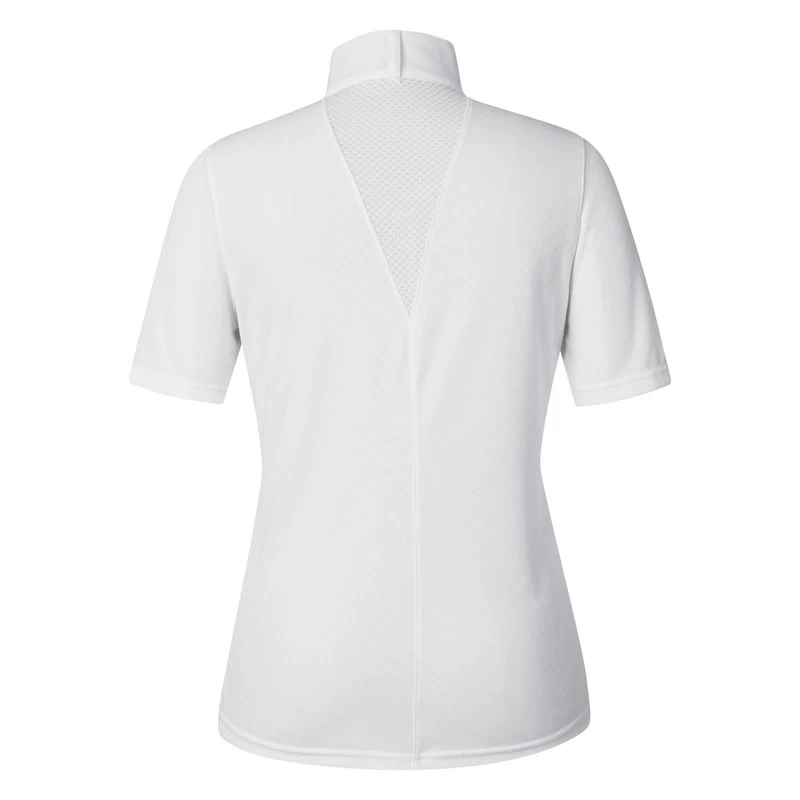Kerrits Women's Encore Short Sleeve Show Shirt - White/Lucky Diamond 4 Kerrits Women's Encore Short Sleeve Show Shirt - White/Lucky Diamond - Image 2