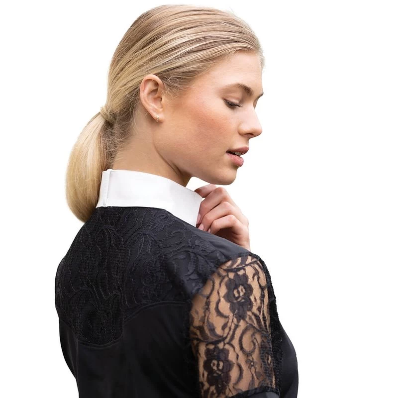 Ovation Women's Elegance Lace Show Shirt - Black 4 Ovation Women's Elegance Lace Show Shirt - Black - Image 2