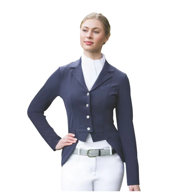 Ovation Women's Elegance Dressage Short Tail Coat - Navy 3 Ovation Women's Elegance Dressage Short Tail Coat - Navy