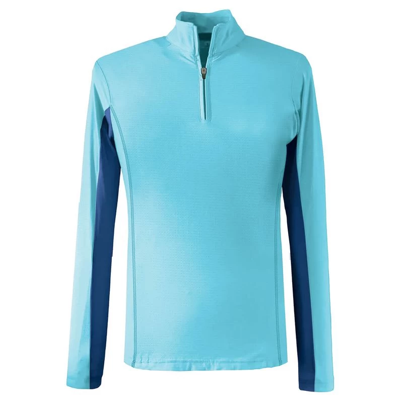 Ovation Kids' Altitude Long Sleeve Sun Shirt - Aqua/Navy 3 Ovation Kids' Altitude Long Sleeve Sun Shirt - Aqua/Navy