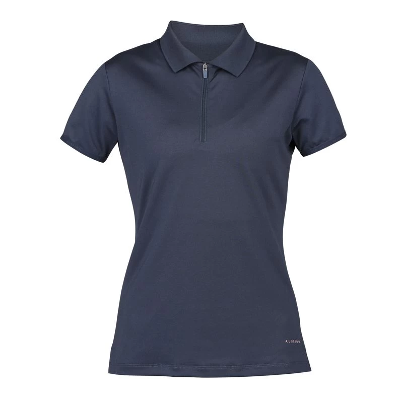 Shires Aubrion Women's Poise Tech Polo - Navy 3 Shires Aubrion Women's Poise Tech Polo - Navy