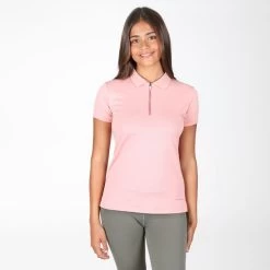 Shires Aubrion Women's Poise Tech Polo - Rose 7 Shires Aubrion Women's Poise Tech Polo - Rose -Equestrian Equipment 618724 800 800