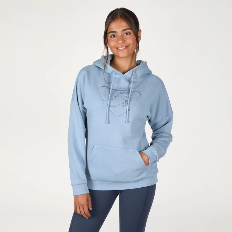 Shires Aubrion Women's Serene Hoodie - Blue 5 Shires Aubrion Women's Serene Hoodie - Blue - Image 3