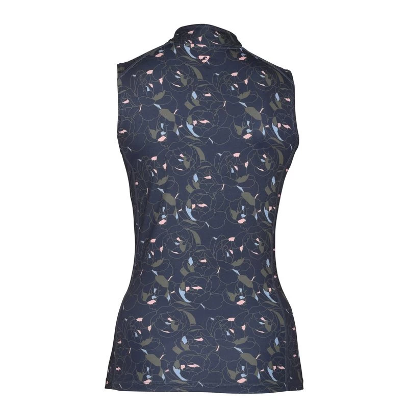 Shires Aubrion Women's Revive Sleeveless Sun Shirt - Peony 4 Shires Aubrion Women's Revive Sleeveless Sun Shirt - Peony - Image 2