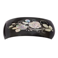 One K Designer CCS Top Panel - Gloss Rose Art On Black