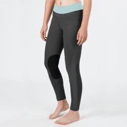 Irideon Women's Synergy Knee Patch Tights - Graphite/Mint