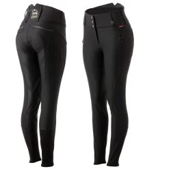 B Vertigo Women's Natasha Highwaist Full Seat Breeches - Anthracite Grey