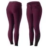 Equinavia Women's Astrid Silicone Knee Patch Breeches - Fig Purple/Brown -Equestrian Equipment 632121 800 800