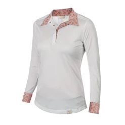 Shires Aubrion Women's Equestrian Style Shirt - Iced Coffee