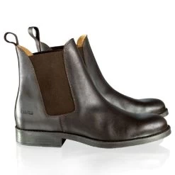 Horze Classic Leather Jodhpur Boots - Dark Brown
