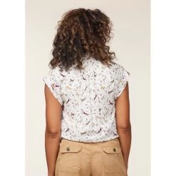 EQL Women's Horizon Rolled Cuff Shirt - Soft White Spring Fever -Equestrian Equipment 644750 800 800