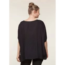 EQL Women's Embroidered EQ Stripe Top - Black -Equestrian Equipment 644785 800 800