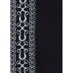 EQL Women's Embroidered EQ Stripe Top - Black -Equestrian Equipment 644786 800 800