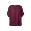 EQL Women's Embroidered EQ Stripe Top - Sangria -Equestrian Equipment 644964 800 800