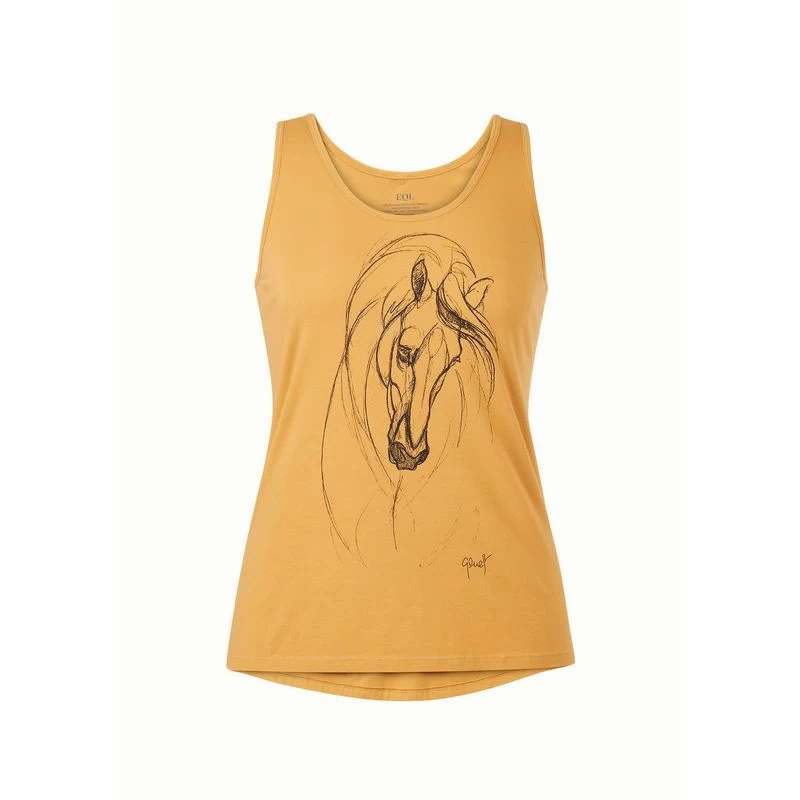 EQL Women's Graceful Horse Tank - Dijon 3 EQL Women's Graceful Horse Tank - Dijon