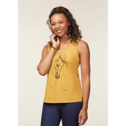 EQL Women's Graceful Horse Tank - Dijon 8 EQL Women's Graceful Horse Tank - Dijon -Equestrian Equipment 645079 800 800