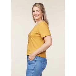 EQL Women's Graceful Horse T-Shirt - Dijon 8 EQL Women's Graceful Horse T-Shirt - Dijon -Equestrian Equipment 645219 800 800