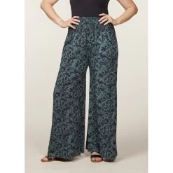 EQL Women's Soft Sweep Wide Leg Print Pant - Bluegrass Countryside 9 EQL Women's Soft Sweep Wide Leg Print Pant - Bluegrass Countryside -Equestrian Equipment 645400 800 800