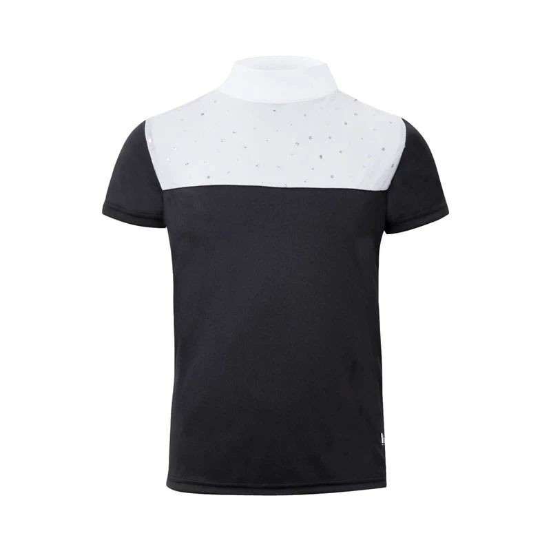 Horze Kids' Kaya Show Shirt - Dark Navy 3 Horze Kids' Kaya Show Shirt - Dark Navy