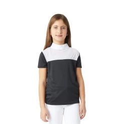 Horze Kids' Kaya Show Shirt - Dark Navy 6 Horze Kids' Kaya Show Shirt - Dark Navy -Equestrian Equipment 648696 800 800