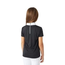 Horze Kids' Kaya Show Shirt - Dark Navy 7 Horze Kids' Kaya Show Shirt - Dark Navy -Equestrian Equipment 648697 800 800