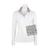 RJ Classics Women's Maddie 37.5 Show Shirt - White/Dogs -Equestrian Equipment 649012 800 800