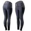 Horze Women's Ebba Summer Tec Full Seat Breeches - Dark Navy -Equestrian Equipment 649839 800 800