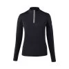 Horze Women's Lucy Long Sleeved Half Zip Ventilated Shirt - Dark Navy -Equestrian Equipment 651180 800 800