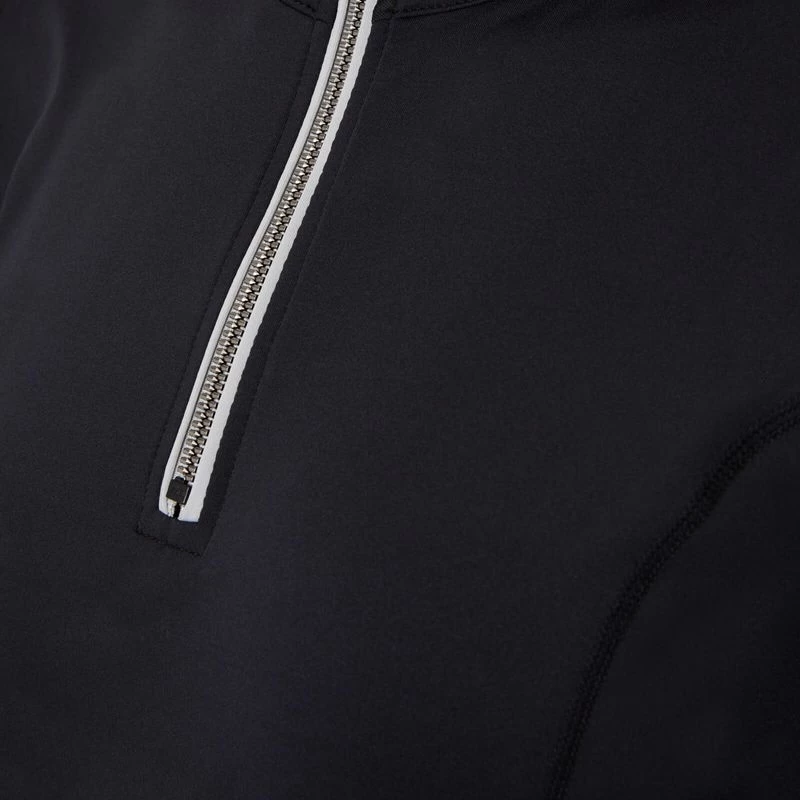 Horze Women's Lucy Long Sleeved Half Zip Ventilated Shirt - Dark Navy 6 Horze Women's Lucy Long Sleeved Half Zip Ventilated Shirt - Dark Navy - Image 4